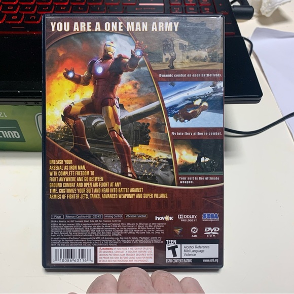 Iron Man for PlayStation 2 Tested Works - Picture 3 of 3